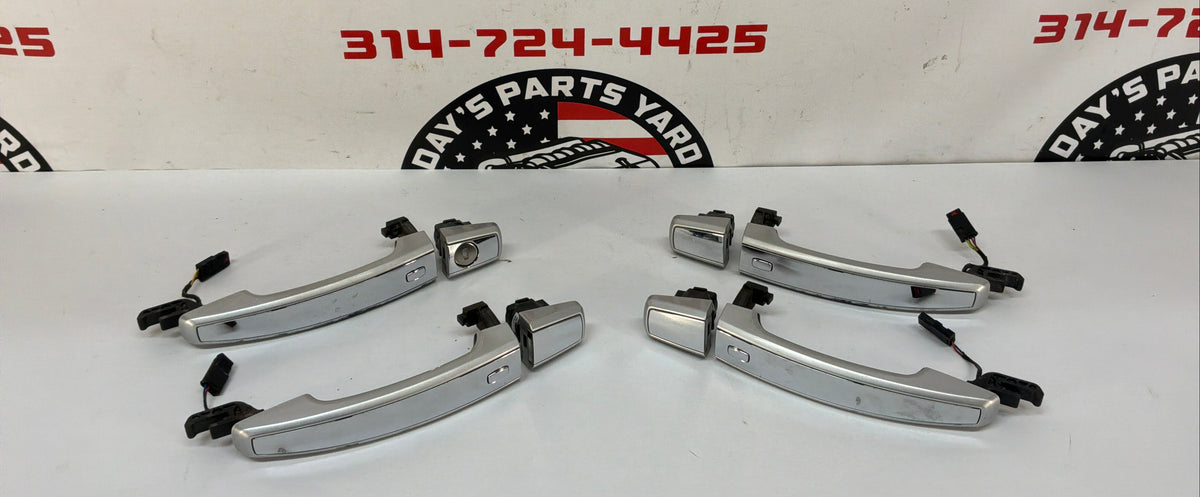 2014 Chevy SS Sedan Exterior Door Handles Set Silver OEM