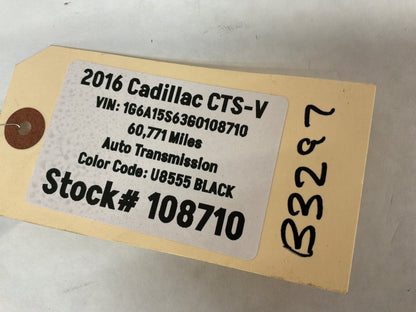 2016 Cadillac CTS-V LH Driver Rear C Pillar Cover Trim Panel OEM