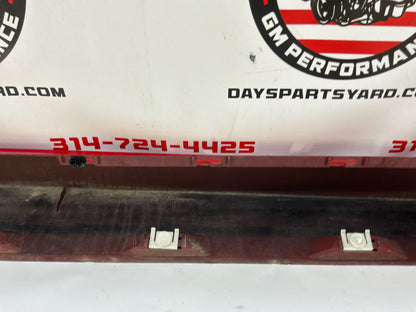 2008 Pontiac G8 GT LH Driver Rocker Molding Side Skirt Panel Trim Red OEM