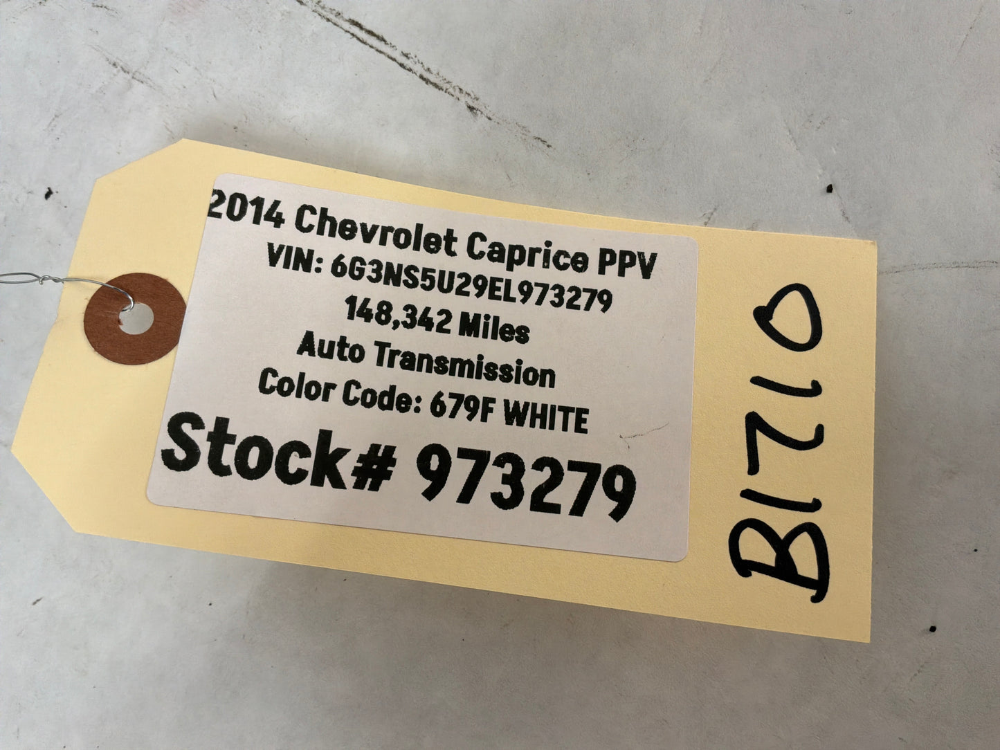 2014 Chevy Caprice PPV Dash Column Gear Selector Shifter Lever OEM