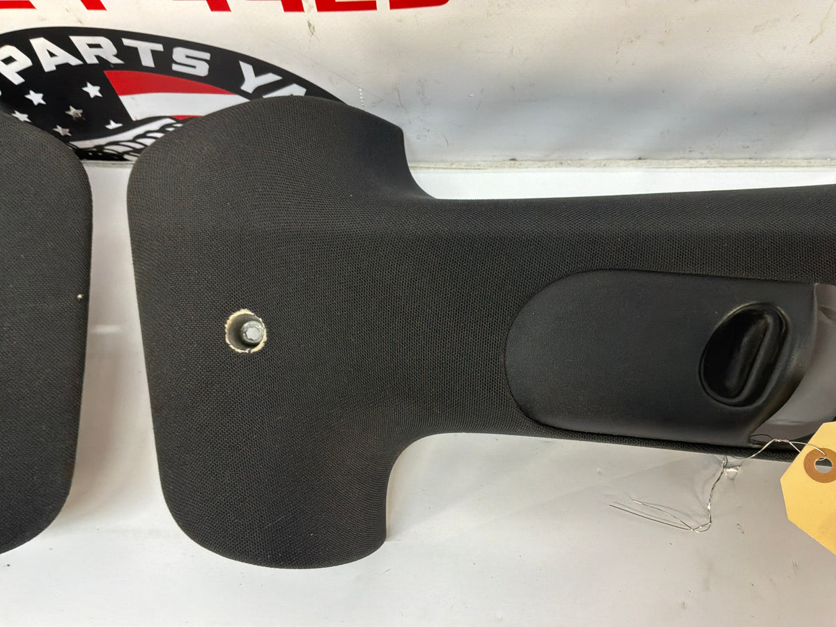 2006 Pontiac GTO RH & LH Interior Upper B Pillar Seat Belt Trim Panel Moldings OEM