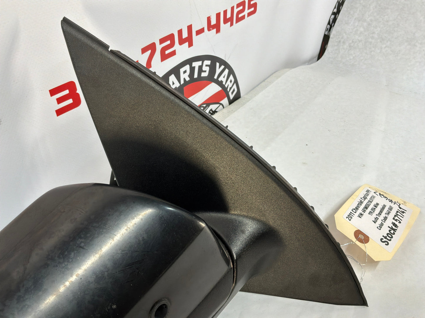 2011 Chevy Caprice PPV RH Passenger Exterior Side Mirror Black OEM