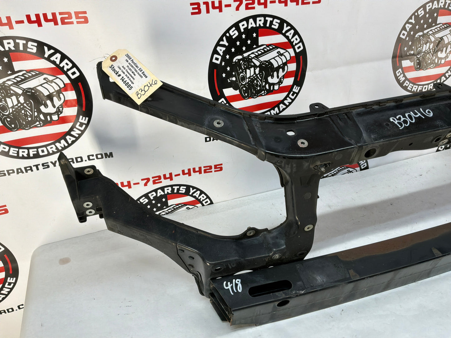 2008 Pontiac G8 Base Radiator Core Support Front End Bracket Carrier OEM