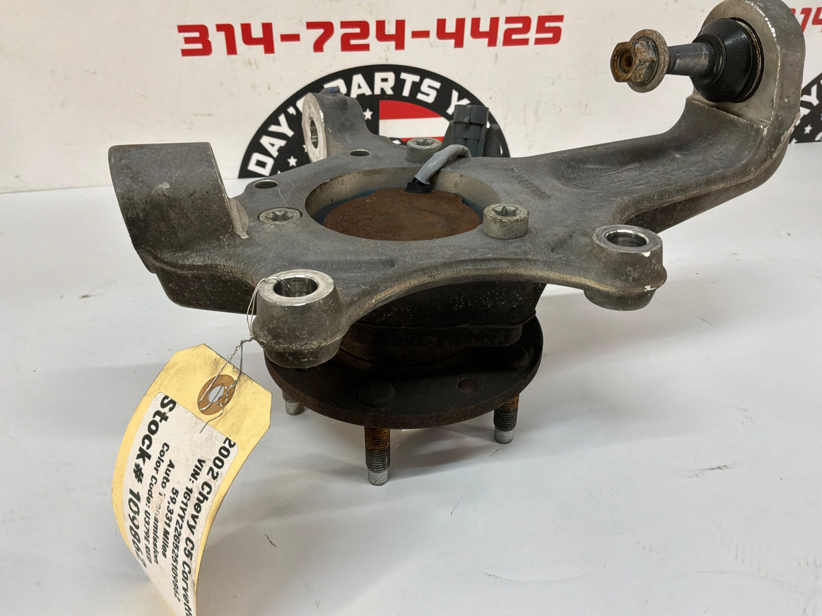 2002 Chevy C5 Corvette RH Passenger Front Suspension Spindle Knuckle Hub OEM