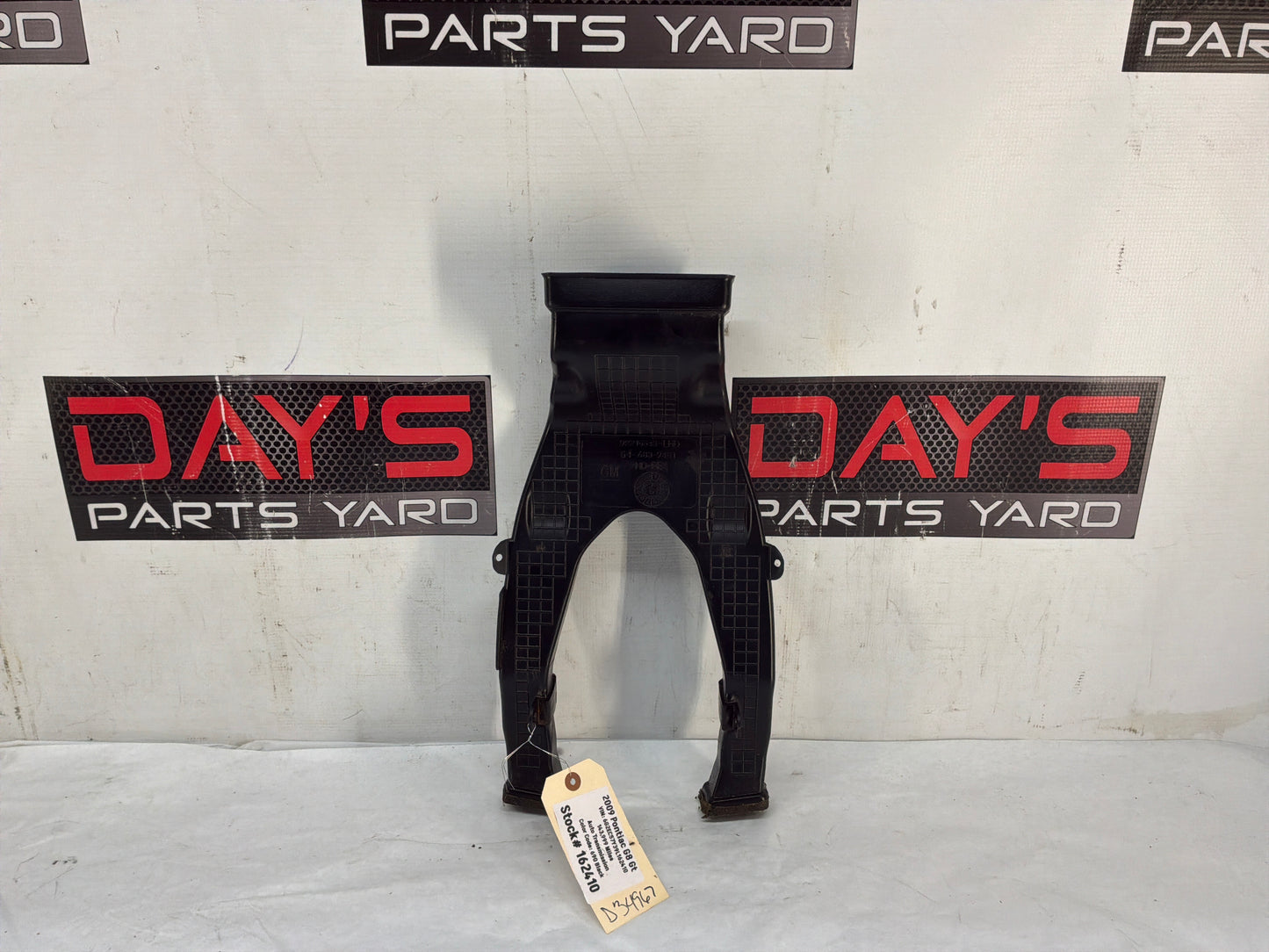 2009 Pontiac G8 GT HVAC Rear Floor Center Console Air Vent Duct OEM - Day's Parts Yard