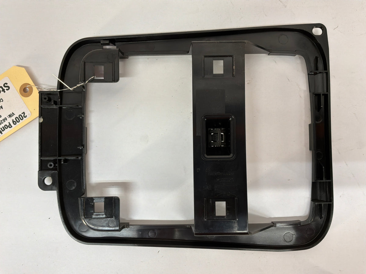 2009 Pontiac G8 GT Over Head Console Dome Light Frame Hard Top Bracket Brace Bezel OEM - Day's Parts Yard