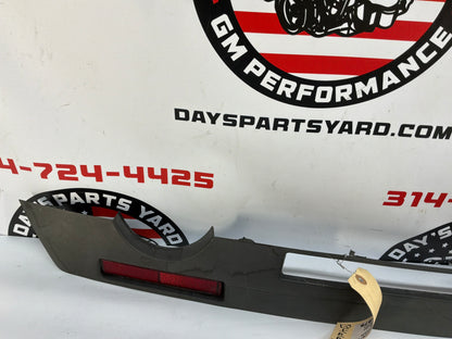 2009 Cadillac CTS-V Sedan Rear Bumper Fascia Cover Valance Diffuser Insert Cover Panel OEM