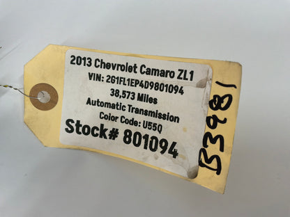 2013 Chevy Camaro ZL1 Air Condition AC Hose Pipe Line Tube OEM