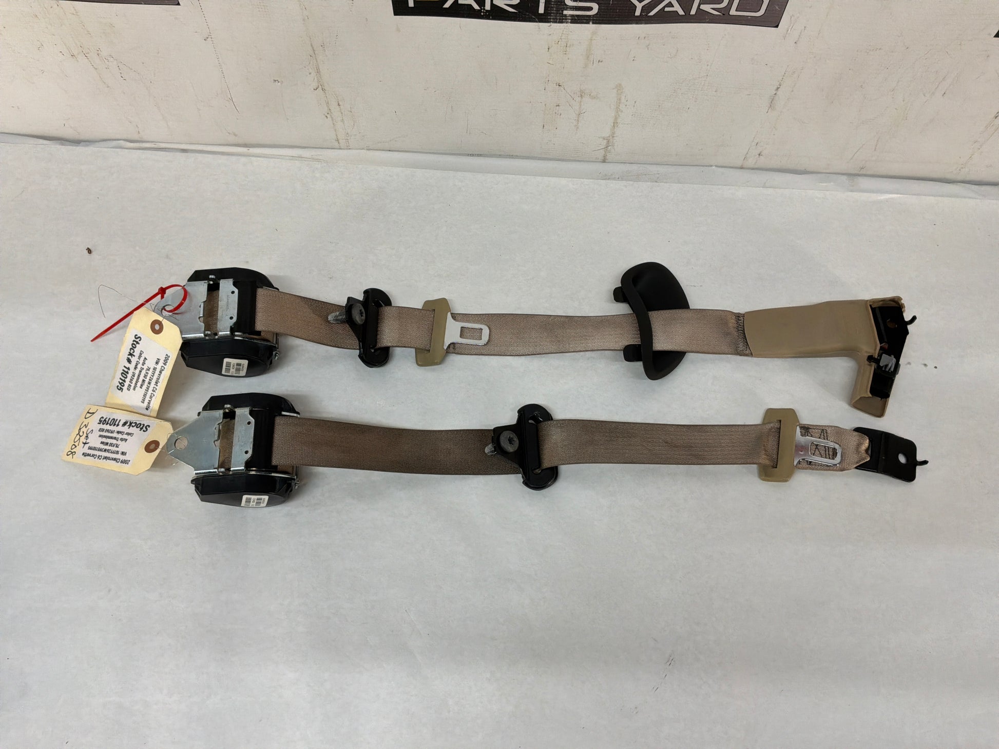 Seatbelts - Day's Parts Yard