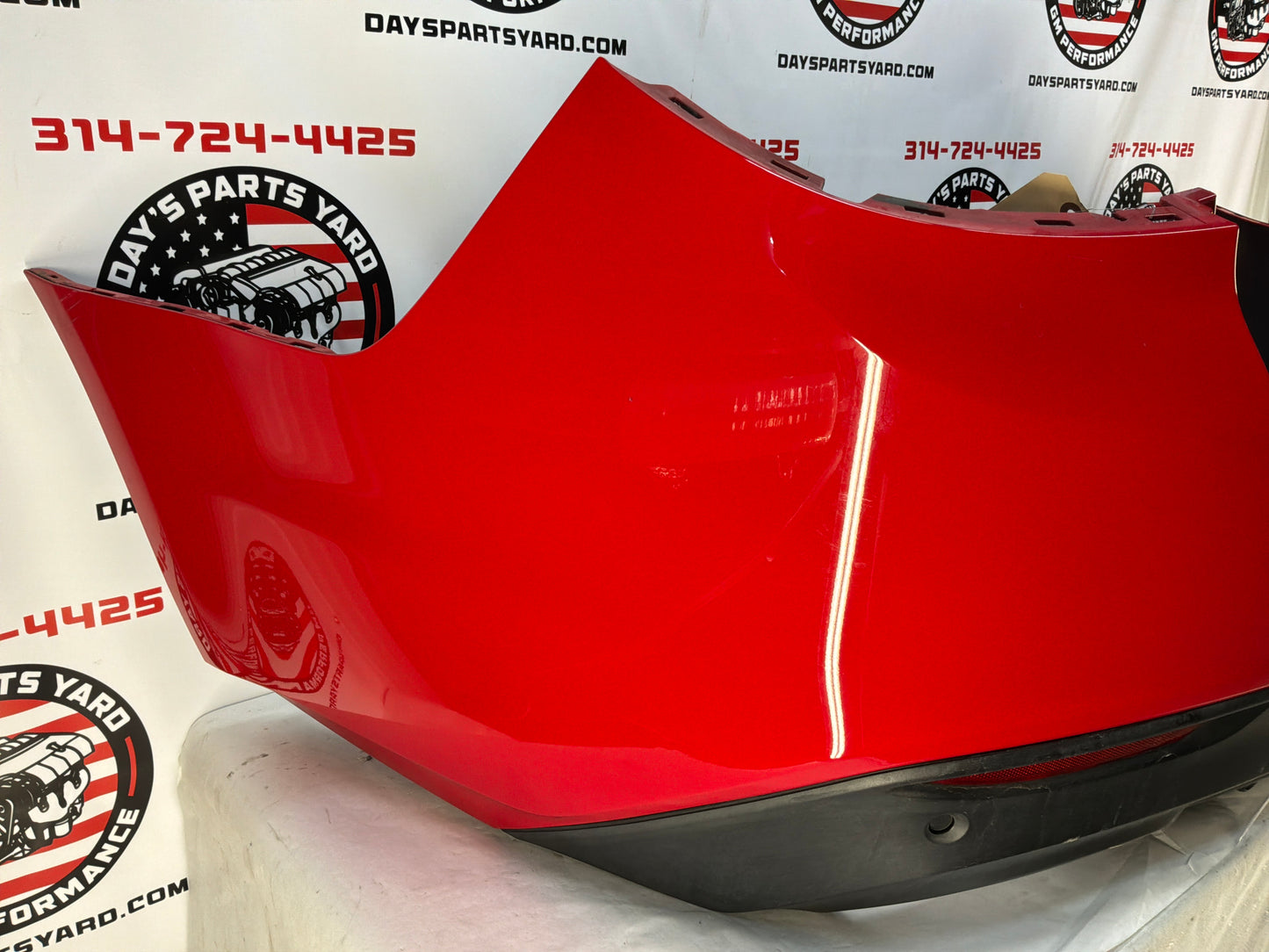2014 Chevy SS Sedan Rear Bumper Cover Red OEM