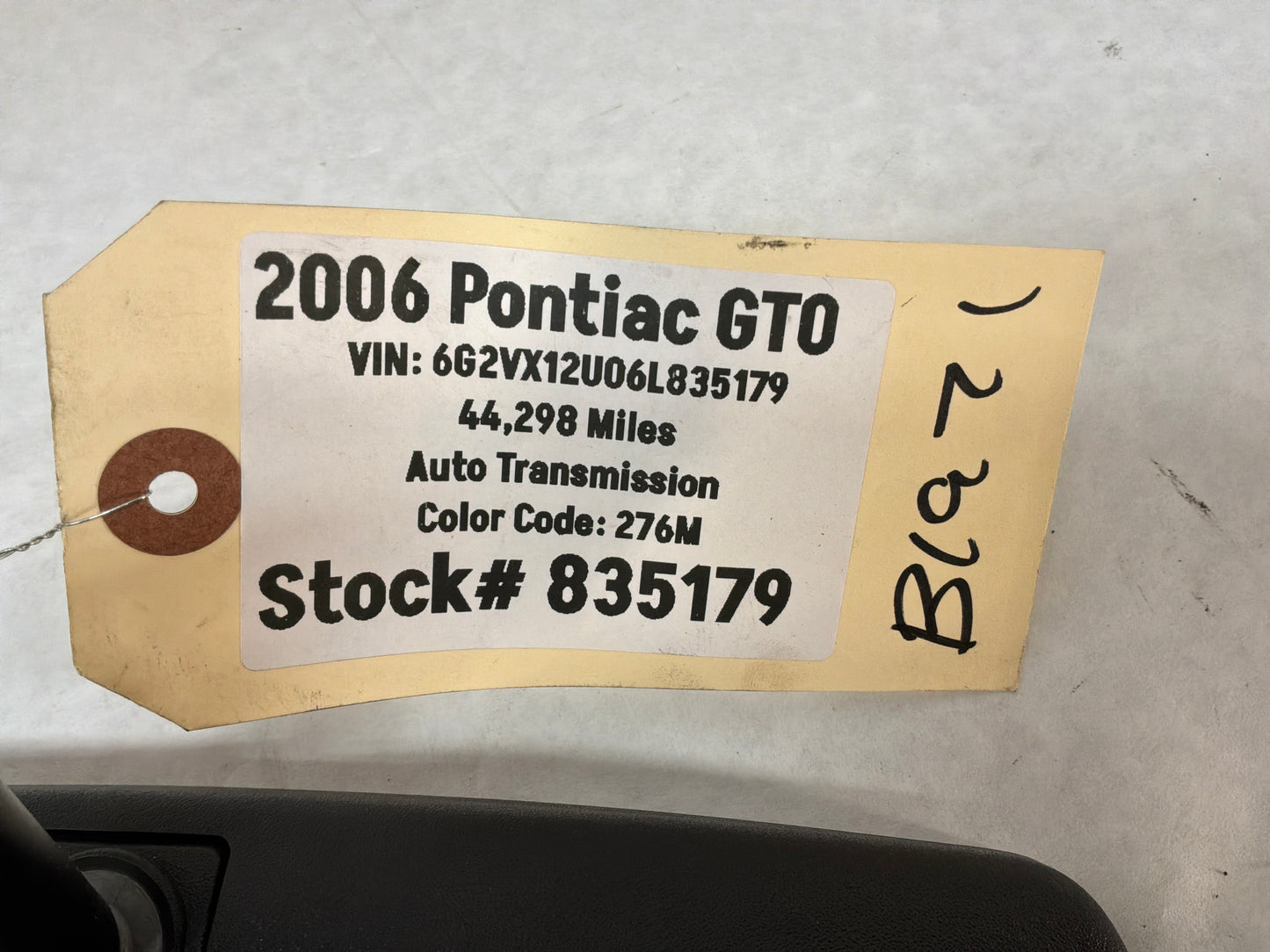 2006 Pontiac GTO Rearview Rear View Mirror OEM