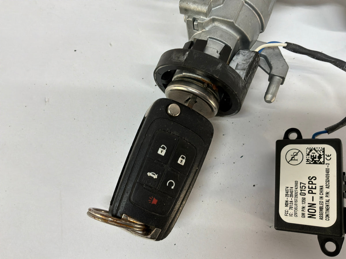 2014 Chevy Caprice PPV Ignition Switch Lock Housing Assembly w/ Key OEM