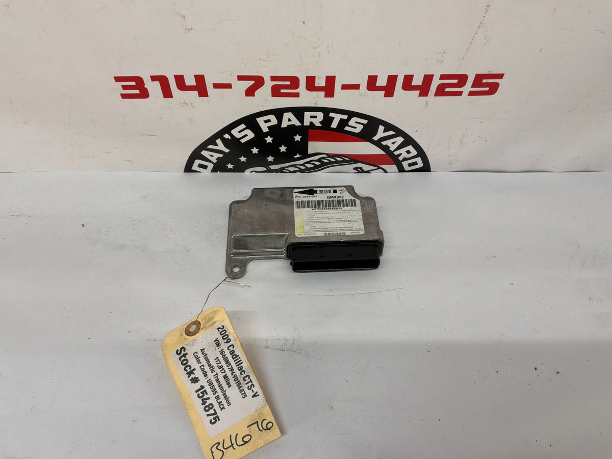 2009 Cadillac CTS-V Air Bag Airbag SRS RCM Sensing Control Module (OEM)
