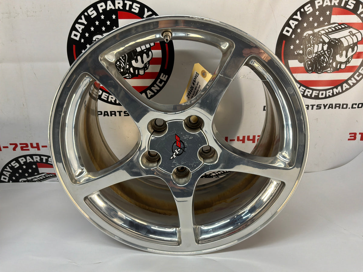 2002 Chevy C5 Corvette 17x8.5 18x9.5 Factory OEM Wheels Rims