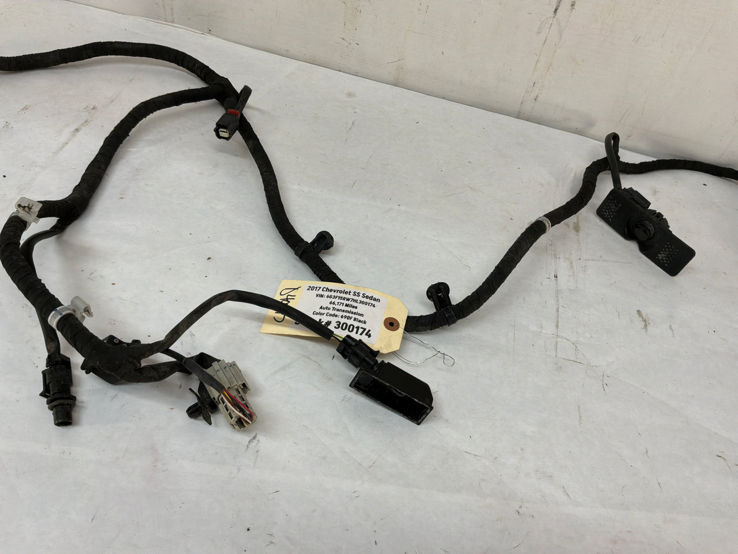 2017 Chevy SS Sedan Rear Bumper Wire Wiring Harness OEM