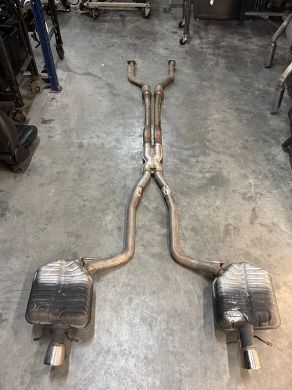 2009 Cadillac CTS-V Factory OEM Cat Back Exhaust Mufflers