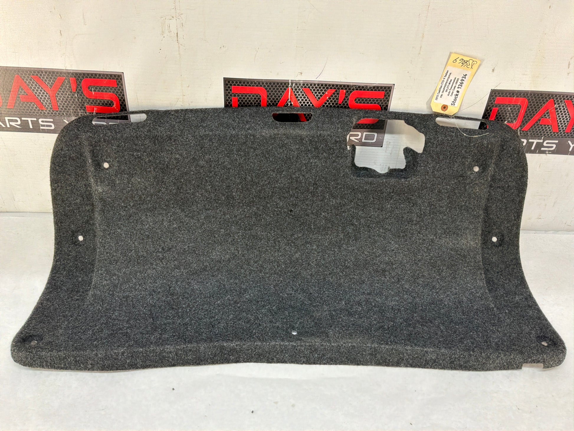 Trunk lid liner - Day's Parts Yard