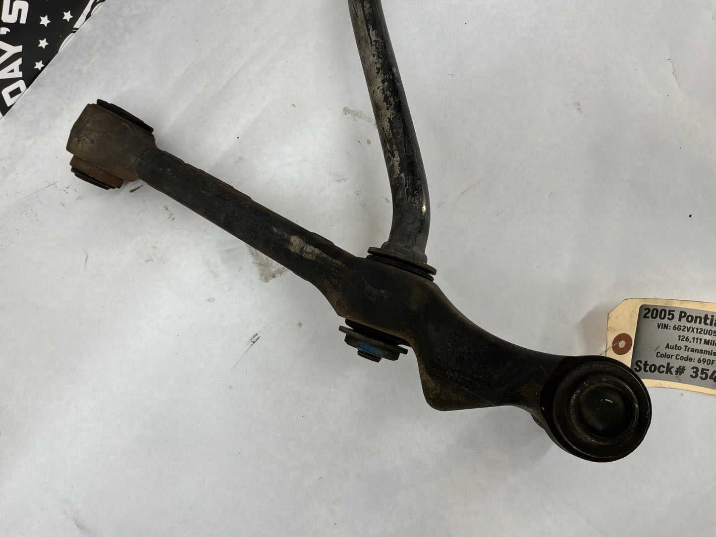 2005 Pontiac GTO LH Driver Front Suspension Lower Control Arm Radius Rod OEM