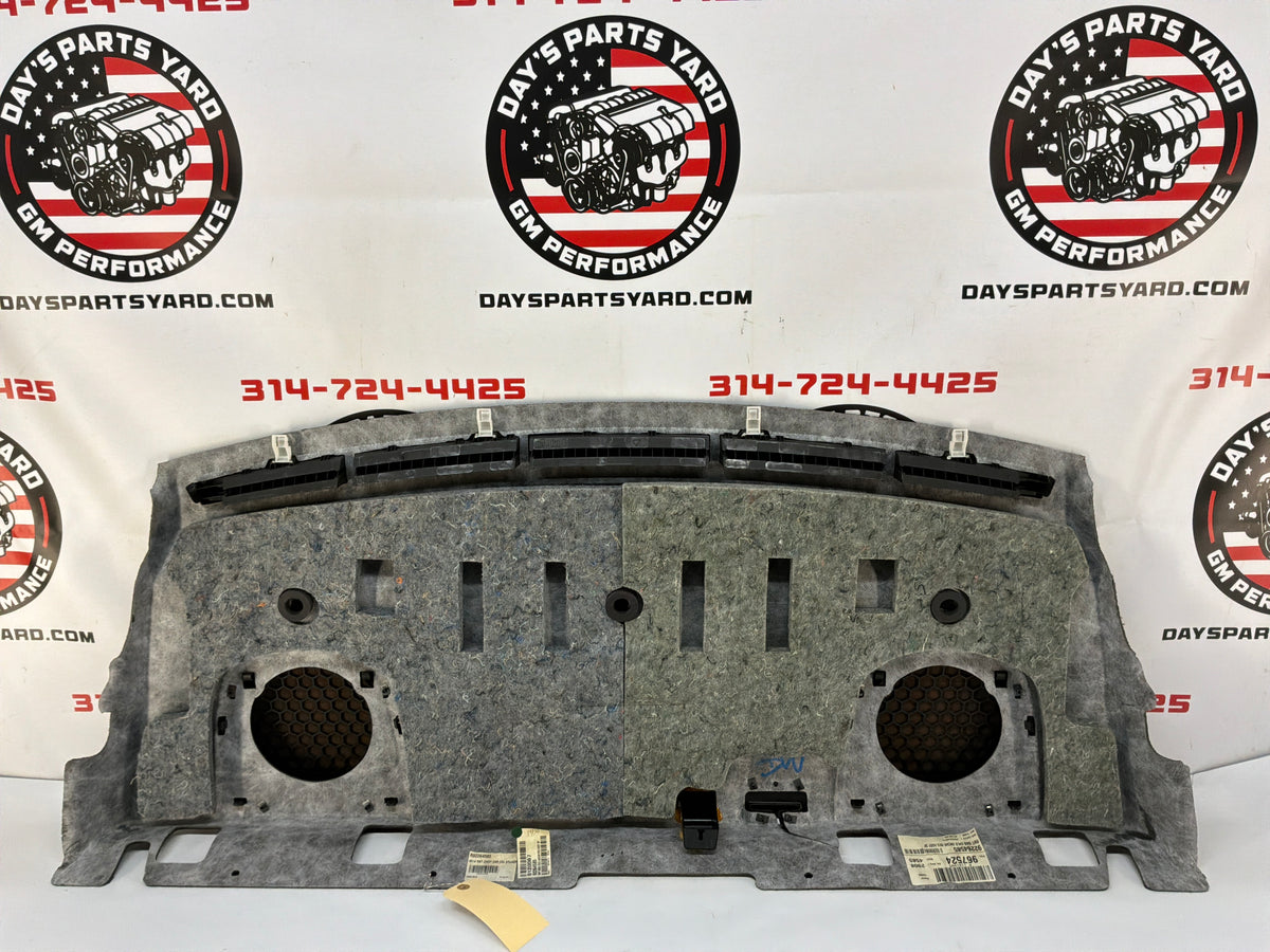 2014 Chevy SS Sedan Rear Interior Package Deck Tray Parcel Shelf Trim Cover OEM
