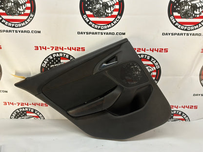 2014 Chevy SS Sedan LH Driver Rear Door Panel Interior Trim OEM