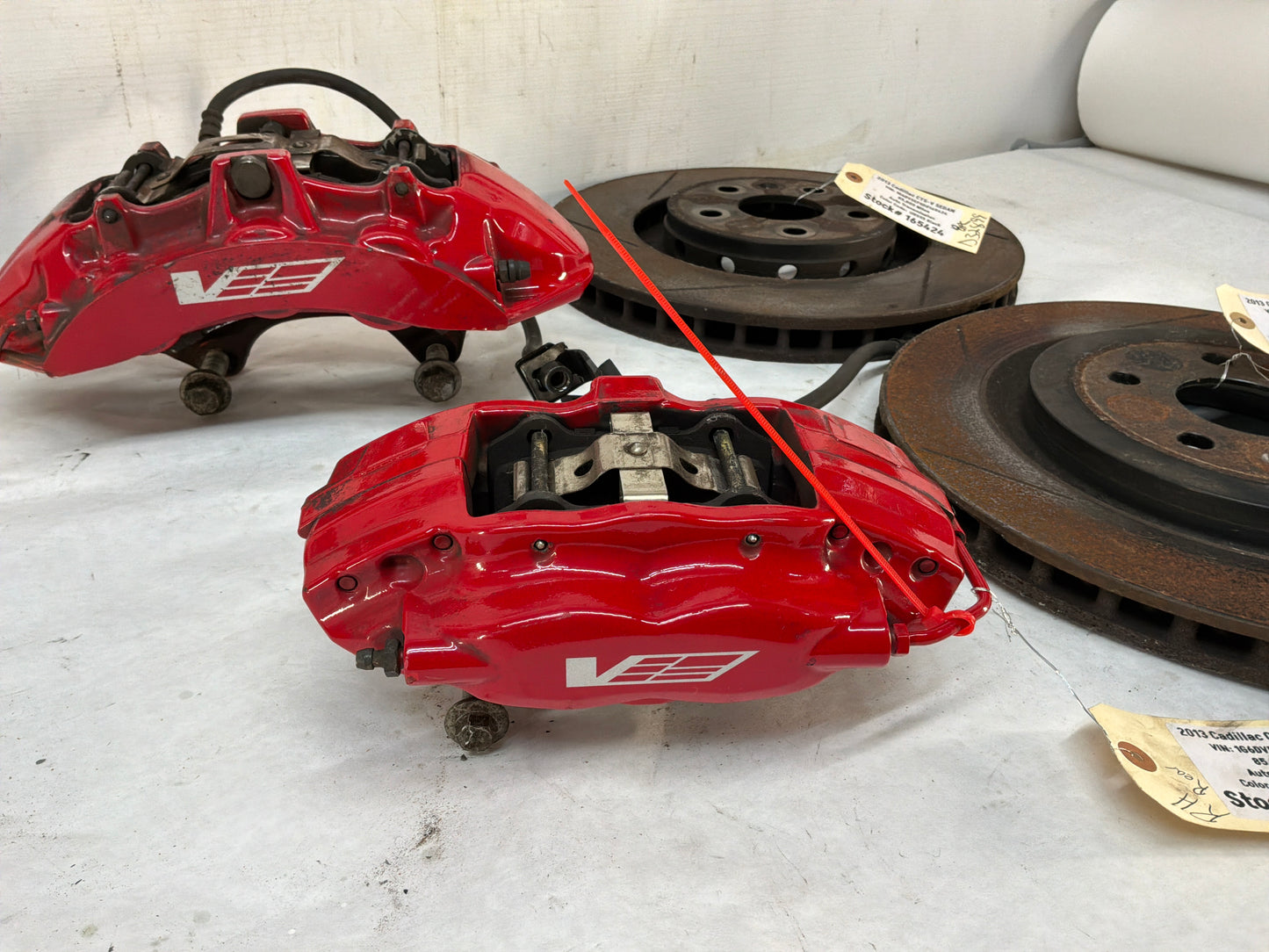 2013 Cadillac CTS-V Sedan Front & Rear Brake Caliper and Rotors - Day's Parts Yard
