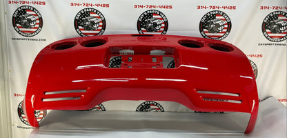 2002 Chevy C5 Corvette Convertible Rear Bumper Cover Red OEM