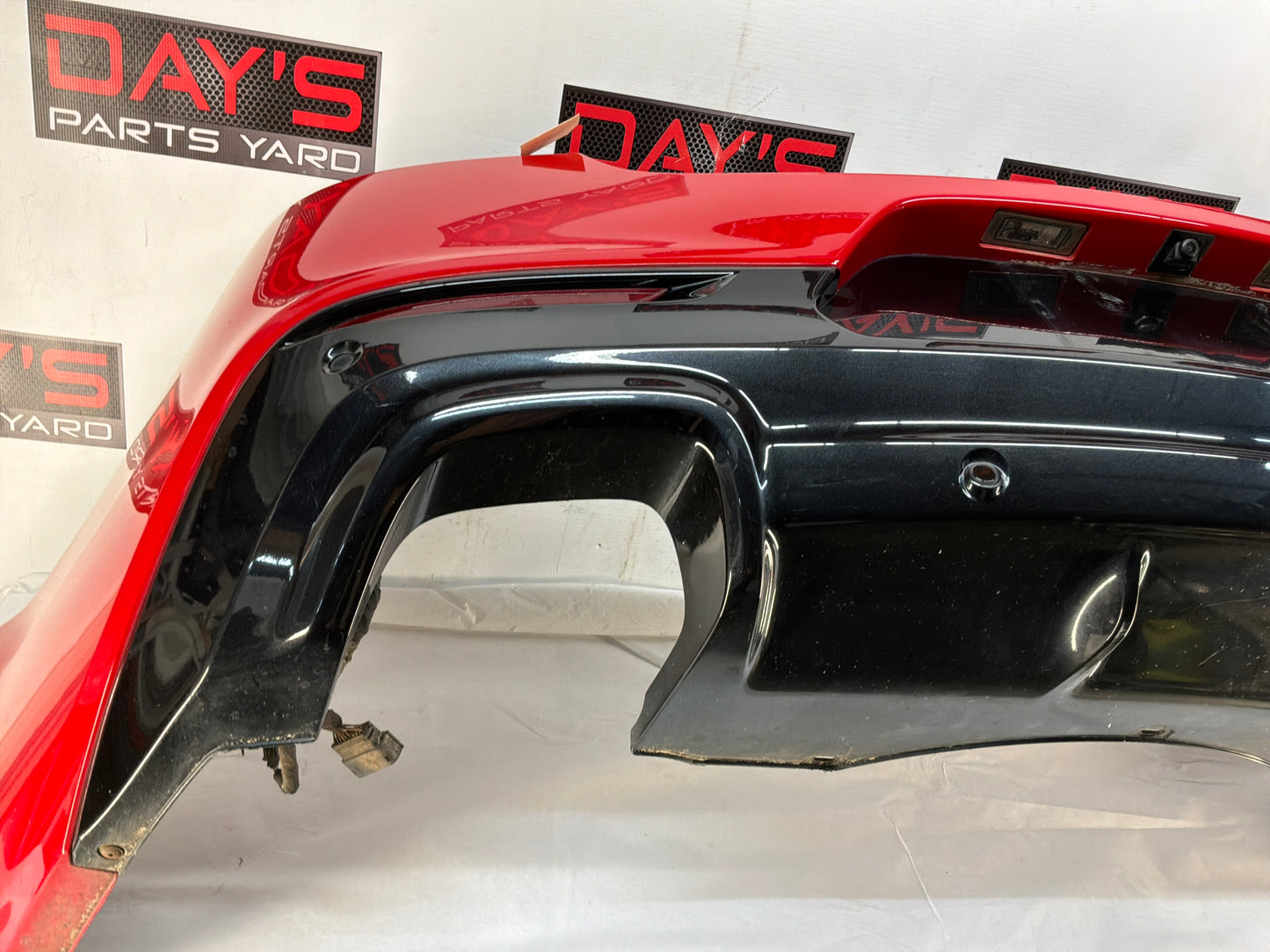 2015 Chevy SS Sedan Complete Rear Bumper Cover Panel Red OEM
