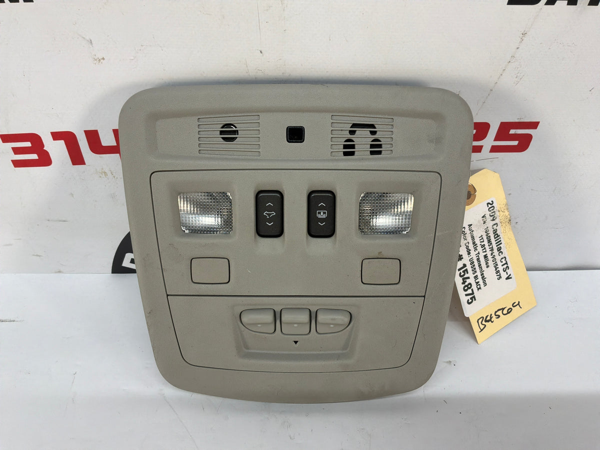 2009 Cadillac CTS-V Front Over Head Overhead Roof Console Dome Light OEM