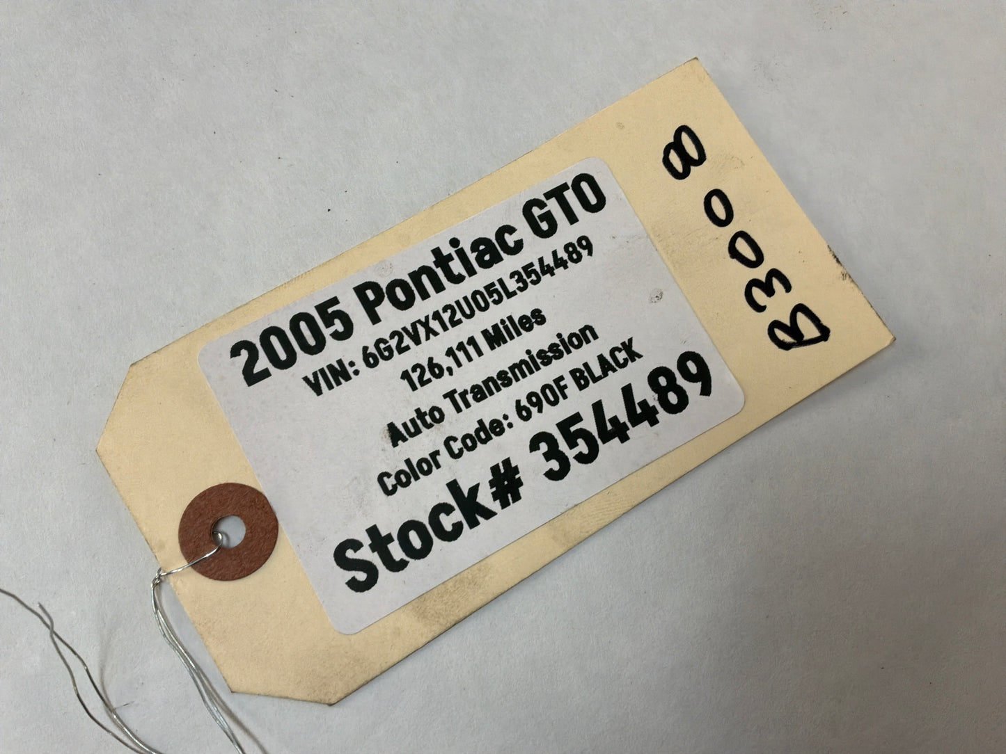 2005 Pontiac GTO RH & LH Console Interior Black Suede Trim Panels OEM