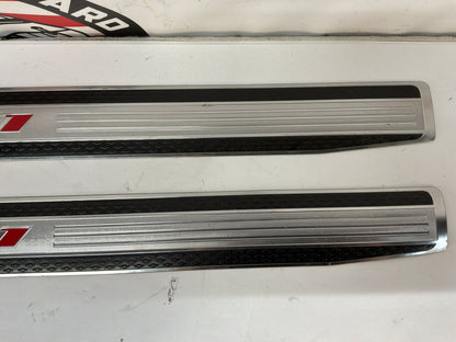 2013 Chevy Camaro ZL1 RH & LH Sill Trim Scuff Plate Inserts Strips OEM