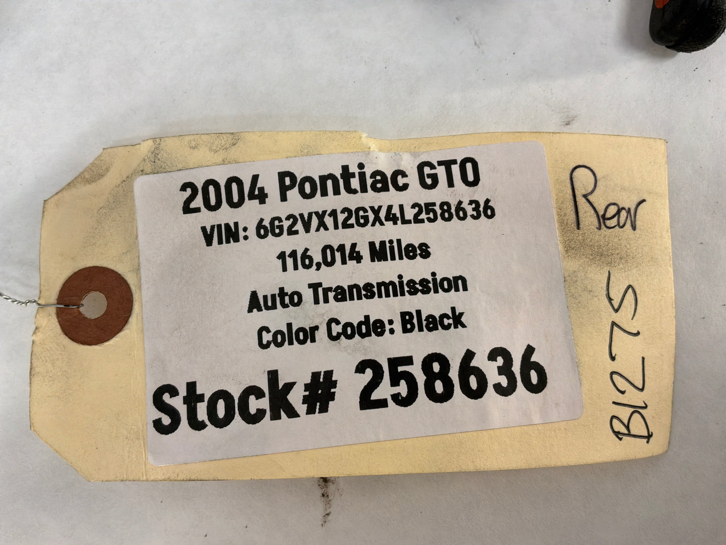 2004 Pontiac GTO Rear Coil Springs RH & LH OEM