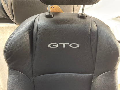 2004 Pontiac GTO Seats Fronts and Rears Black Leather OEM