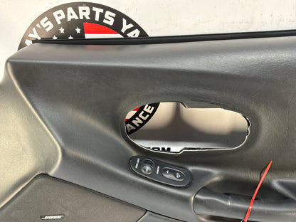 2002 Chevy C5 Corvette RH Passenger Front Interior Door Panel OEM