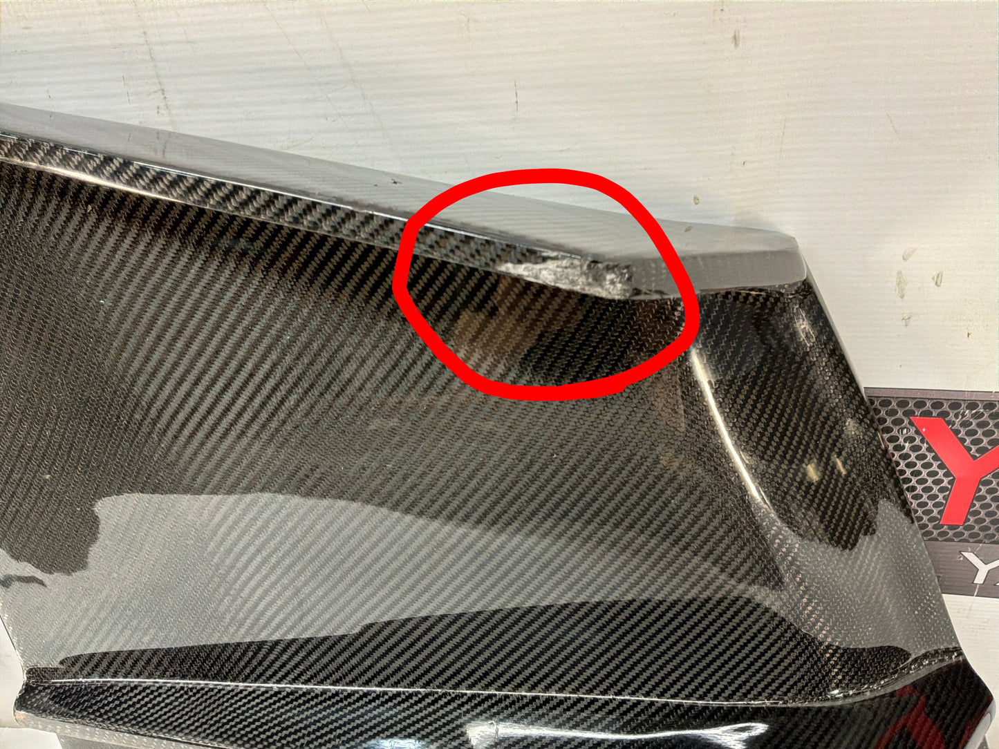 2011 Cadillac CTS-V Coupe Rear Bumper Carbon Fiber Valance Diffuser Aftermarket