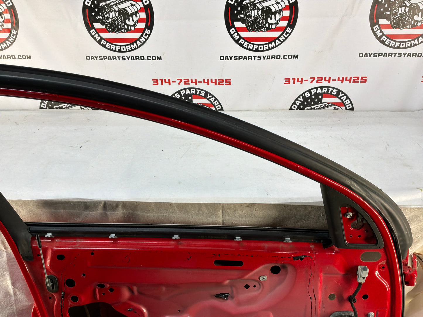 2014 Chevy SS Sedan LH Driver Front Exterior Door Red OEM