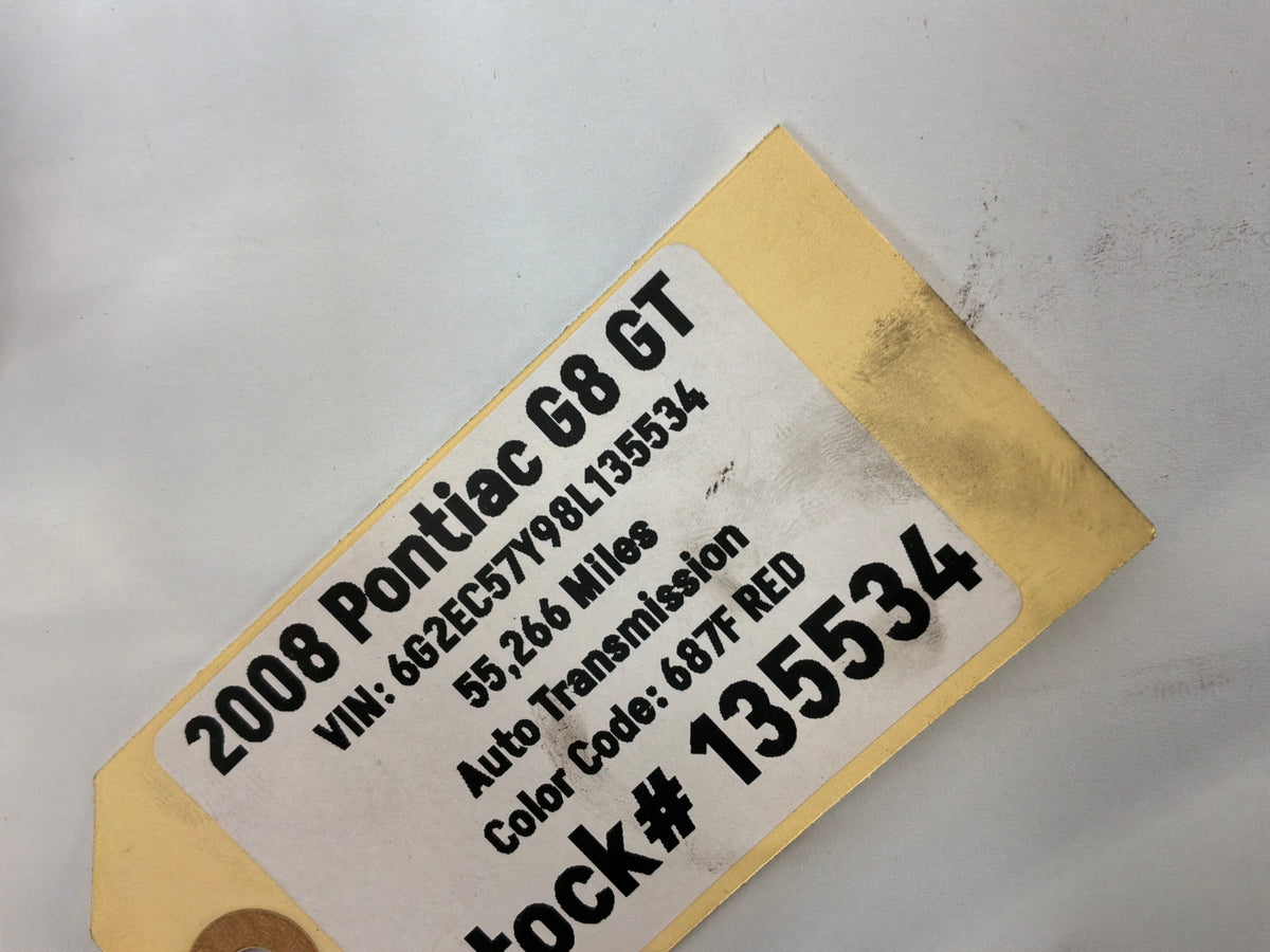 2008 Pontiac G8 Base Fuse Box w/ Lid Cover OEM