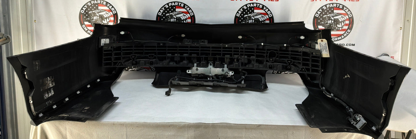2016 Cadillac CTS-V Complete Rear Bumper Black OEM