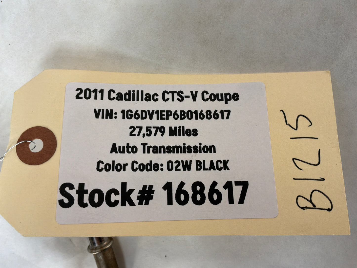 2011 Cadillac CTS-V Coupe Fuel Gas Feed Line Hose Tube Pipe OEM