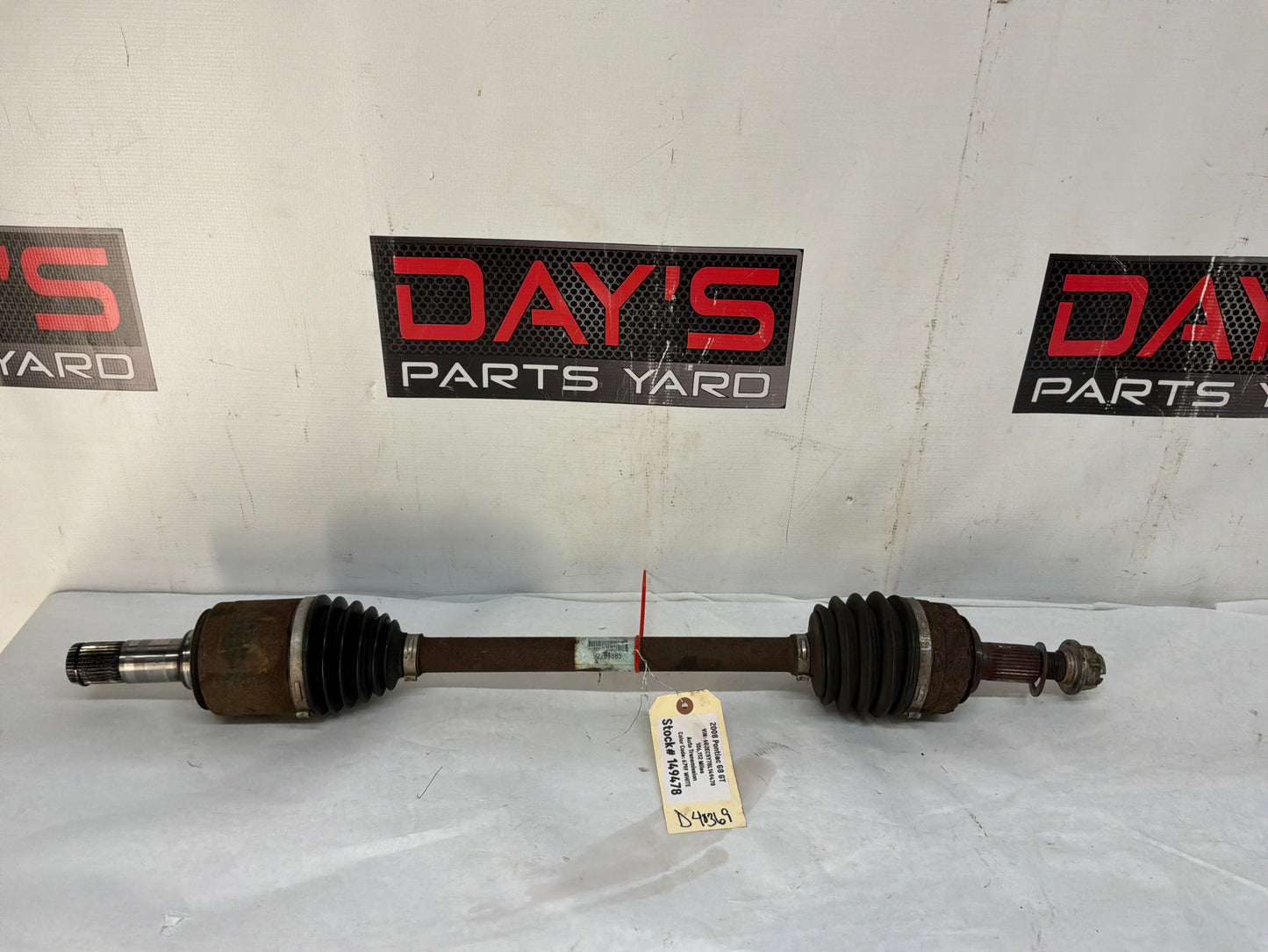 2008 Pontiac G8 RH Passenger Rear CV Axle Half Shaft OEM