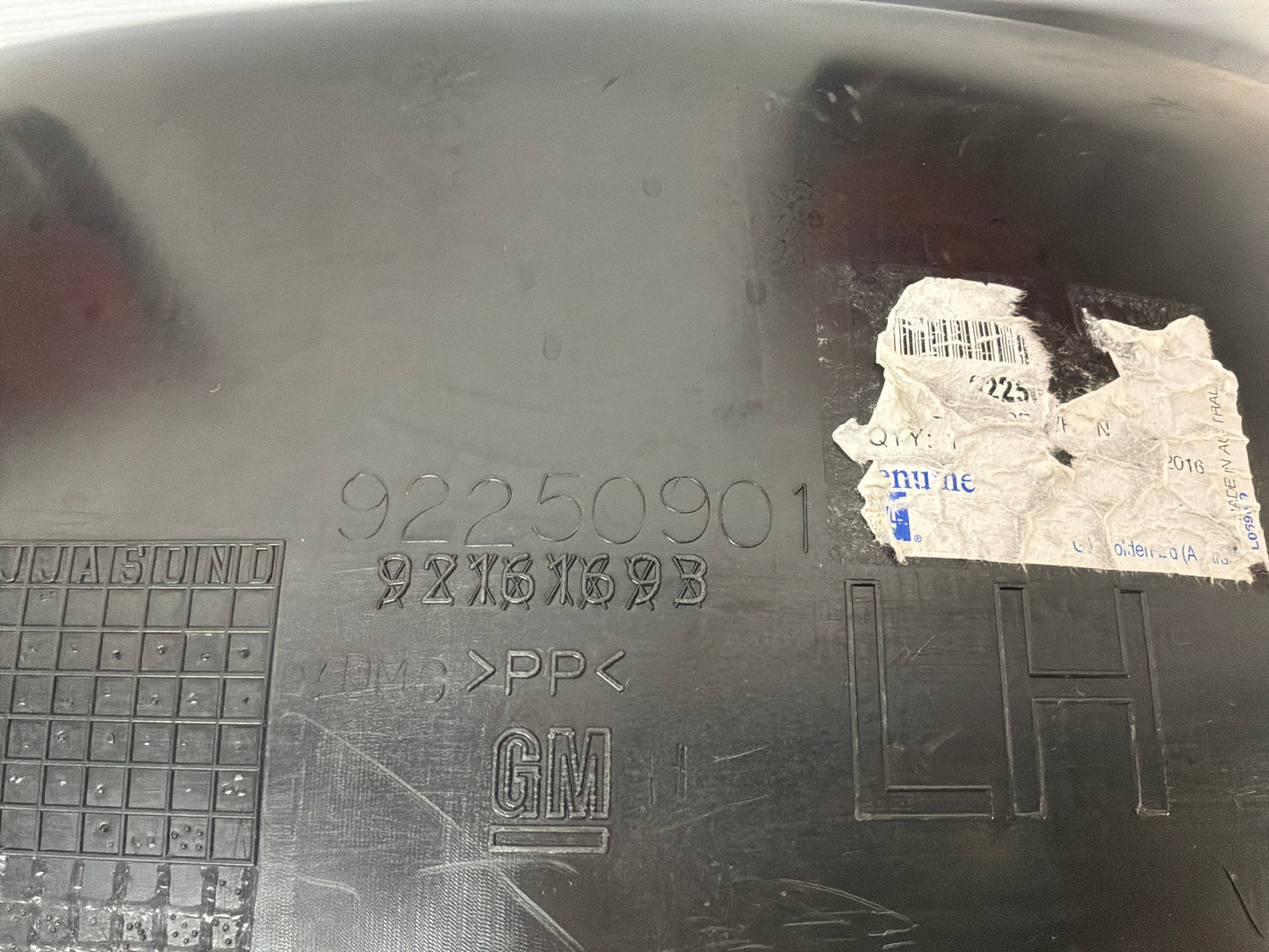 2016 Chevy Caprice PPV LH Driver Rear Fender Wheel Well House Liner OEM