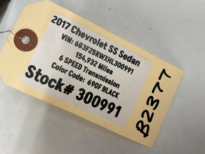 2017 Chevy SS Sedan Gauge Cluster Speedometer Instrument Panel OEM