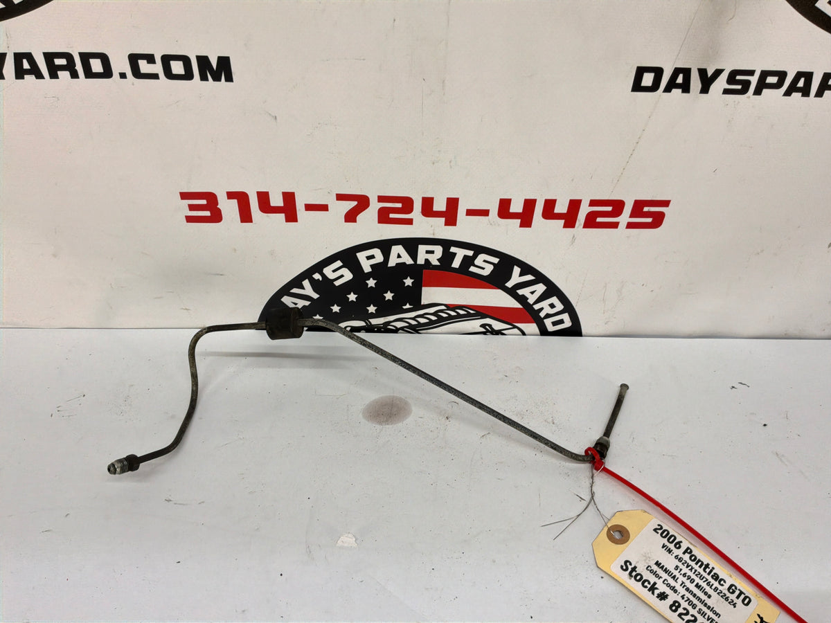 2006 Pontiac GTO RH Passenger Rear Suspension Control Arm Hard Brake Line Tube Hose OEM