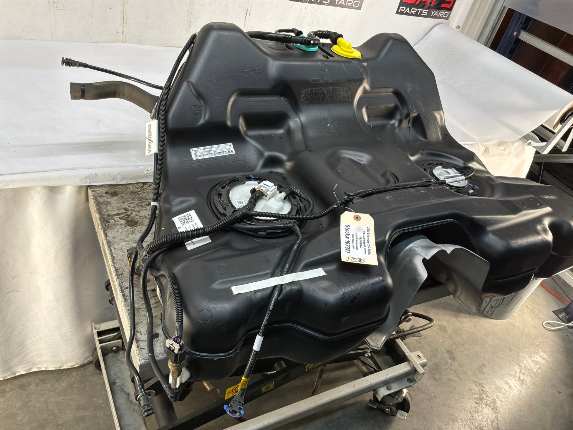 2016 Chevy SS Sedan Complete Fuel Gas Tank w/ Pumps and Charco Casnister OEM - Day's Parts Yard