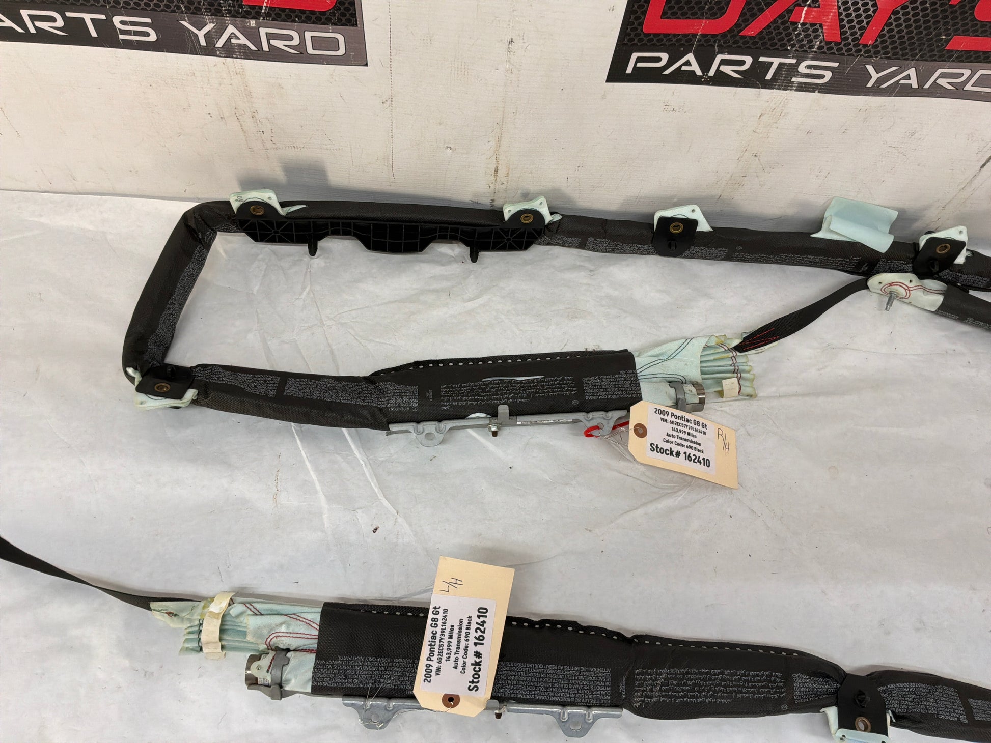 Curtain airbags - Day's Parts Yard