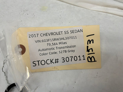 2017 Chevy SS Sedan Trunk Storage Cargo Net OEM