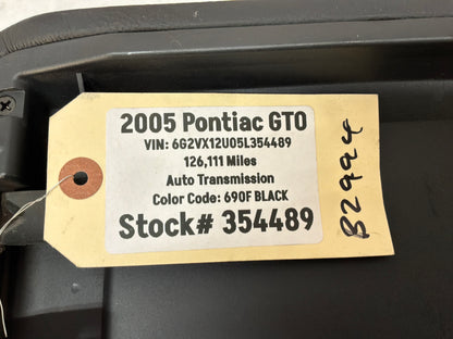 2005 Pontiac GTO Center Console Arm Rest Lid Door OEM
