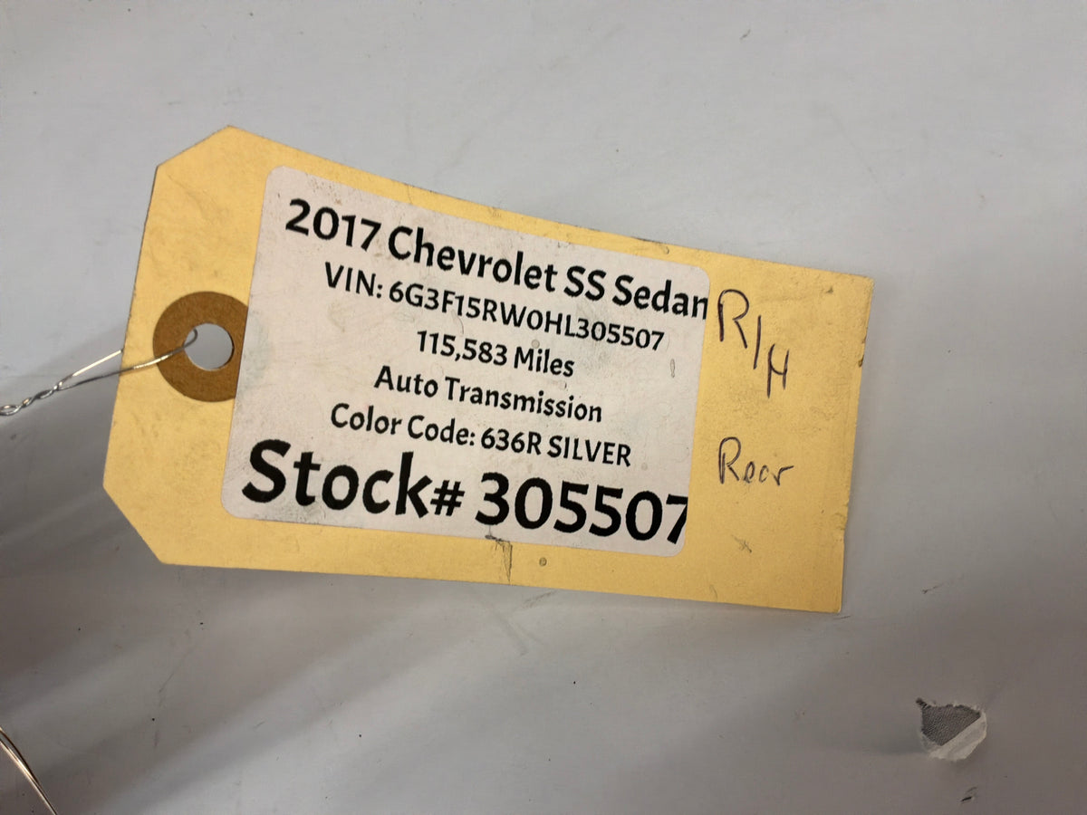 2017 Chevy SS Sedan RH Passenger Rear Suspension Lower Control Arm OEM
