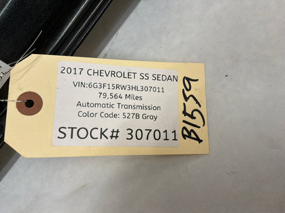 2017 Chevrolet SS Sedan Trunk deck lid