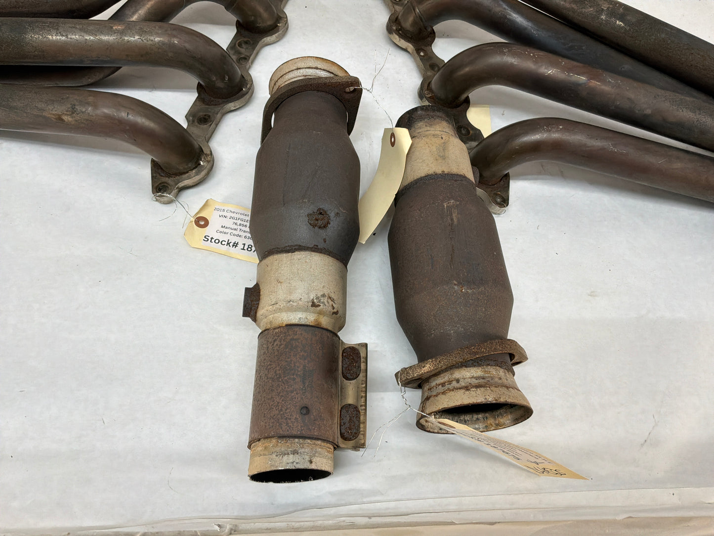 2010-2015 Chevrolet Camaro SS 1LE BBK Long Tube Exhaust Headers High Flow Cats