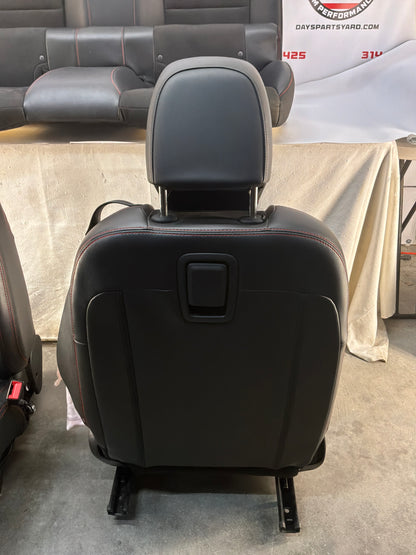 2013 Chevy Camaro ZL1 Seats Fronts & Rears Recaro Leather and Suede OEM